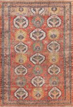 Antique shabby chic tribal Caucasian sumak #49992 from Nazmiyal