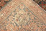 Blue Abrash Antique Persian Kerman Rug #49697 - Nazmiyal