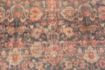 Blue Abrash Antique Persian Kerman Rug #49697 - Nazmiyal