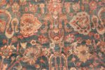 Blue Abrash Antique Persian Kerman Rug #49697 - Nazmiyal