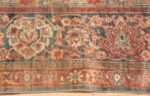 Blue Abrash Antique Persian Kerman Rug #49697 - Nazmiyal