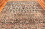 Blue Abrash Antique Persian Kerman Rug #49697 - Nazmiyal