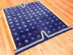 Blue Square Silk and Wool Garo Antreasian Art Rug #49950 - Nazmiyal