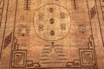 Decorative Antique Earth Tone Color Khotan Rug #49980 - Nazmiyal