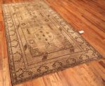 Decorative Antique Earth Tone Color Khotan Rug #49980 - Nazmiyal