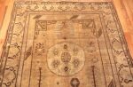 Decorative Antique Earth Tone Color Khotan Rug #49980 - Nazmiyal