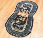 Full Antique Chinese Horse Cover Saddle Blanket 49968 by Nazmiyal