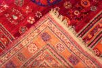 Funky Vintage Purple Silk Pomegranate Khotan Rug #49982 Nazmiyal