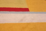 Vintage Gold Round Ilya Yulievich Bolotowsky Art Rug #49949 Nazmiyal