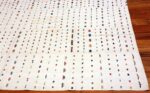 Ivory Antique Square Tribal caucasian Shahsavan Jajim #49933 from Nazmiyal Antique Rugs in NYC