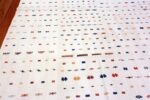 Ivory Antique Square Tribal caucasian Shahsavan Jajim #49933 from Nazmiyal Antique Rugs in NYC