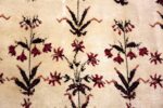 Ivory Room Size Antique Indian Agra Carpet #49959 - Nazmiyal