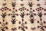 Ivory Room Size Antique Indian Agra Carpet #49959 - Nazmiyal
