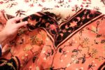 Ivory Room Size Antique Indian Agra Carpet #49959 - Nazmiyal