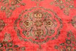Red Room Size Antique Persian Kashan Rug #49905 from Nazmiyal Antique Rugs in NYC