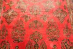 Red Room Size Antique Persian Kashan Rug #49905 from Nazmiyal Antique Rugs in NYC