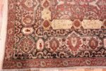 Room Size Rust Color Antique Persian Tabriz Rug #49951 - Nazmiyal