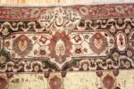 Room Size Rust Color Antique Persian Tabriz Rug #49951 - Nazmiyal
