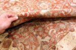 Room Size Rust Color Antique Persian Tabriz Rug #49951 - Nazmiyal