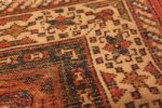 Small Antique Geometric Israeli Bezalel Rug 49975 from Nazmiyal