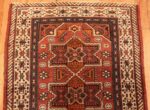 Small Antique Geometric Israeli Bezalel Rug 49975 from Nazmiyal