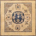 Picture of Small Antique Square Size Khotan Rug #49974 from Nazmiyal Antique Rugs in NYC