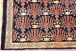 Small Blue Antique Israeli Bezalel Menorah Rug #49976 - Nazmiyal