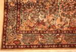 Small Vintage Silk Metallic Turkish Hereke Animal Rug #49991 from Nazmiyal Antique Rugs in NYC.