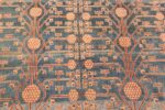 Tribal Blue Grey Antique Pomegranate Khotan Rug #49481 - Namziyal