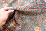 Tribal Blue Grey Antique Pomegranate Khotan Rug #49481 - Namziyal