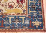 Tribal Ivory Antique Turkish Tuduc Hunting Rug #49957 - Nazmiyal