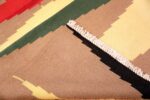 Vintage Flat Woven French Art Deco Kilim Carpet #49931 - Nazmiyal
