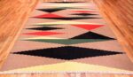 Vintage Flat Woven French Art Deco Kilim Carpet #49931 - Nazmiyal