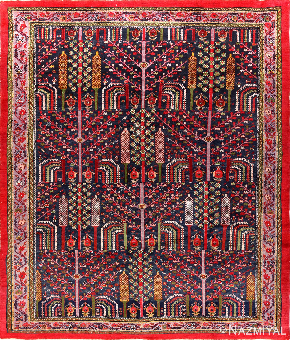 Weeping Willow Tree Antique Persian Malayer Nazmiyal Antique Rugs