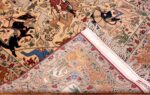 Fine Signed Vintage Persian Esfahan Rug With Hunting Scene 70017 by Nazmiyal