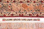 Fine Signed Vintage Persian Esfahan Rug With Hunting Scene 70017 by Nazmiyal