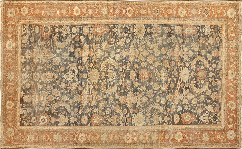 Antique Persian Sultanabad Rug, c. 1920, 11 ft 9 in x 15 ft 2 in — Nazmiyal #49366