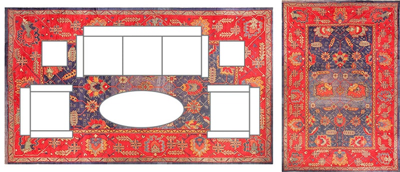 Living Room Layout With All The Sofa and Sid Tables Legs On The Rug Living Room Layout With All The Sofa and Sid Tables Legs On The Rug - Nazmiyal