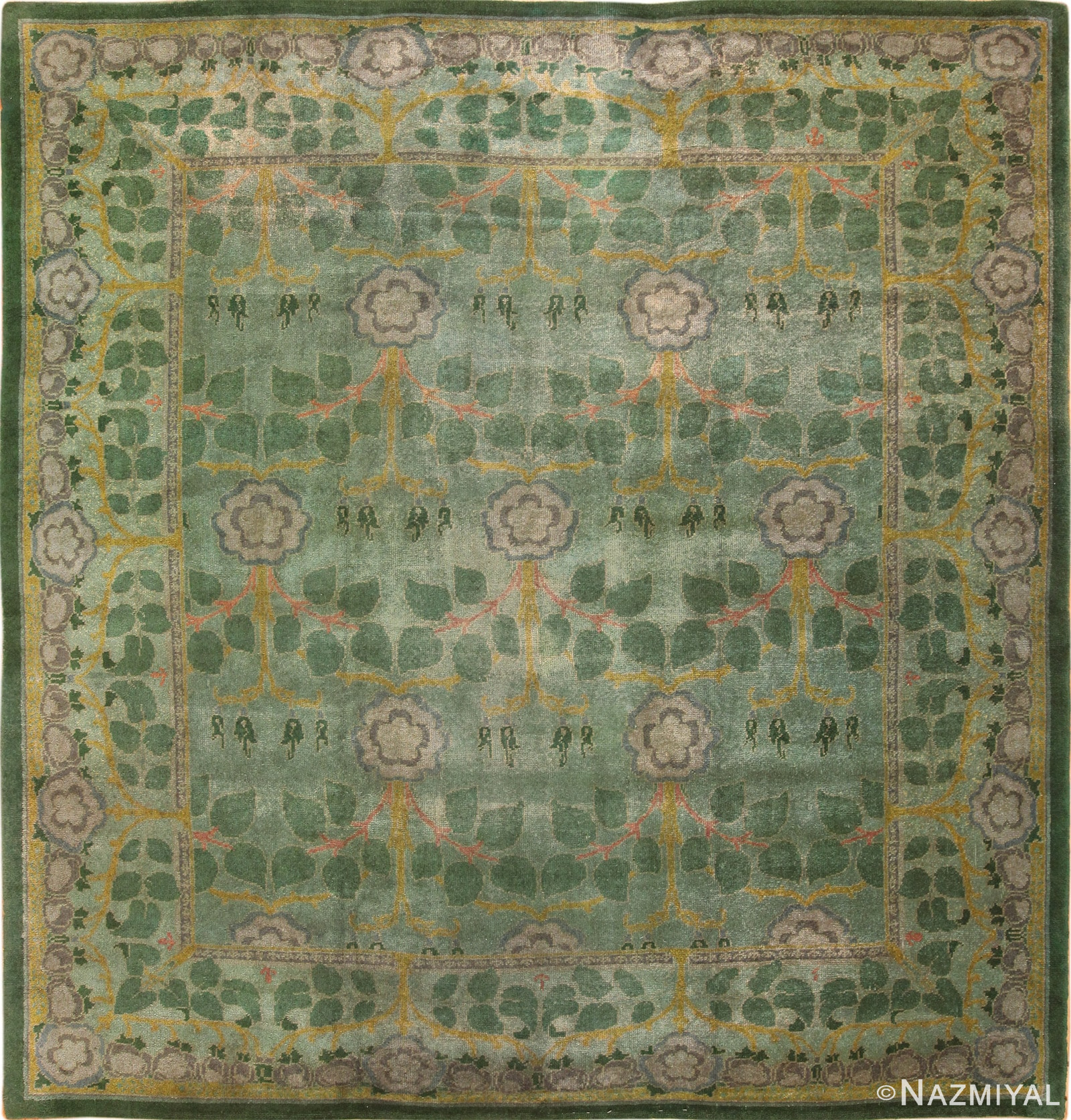 Antique Arts & Crafts Donegal Irish Rug 49913 by Nazmiyal