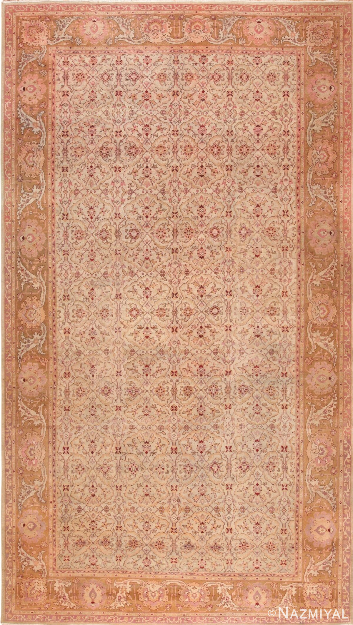 Antique Oversized Indian Amritsar Rug 49538 by Nazmiyal