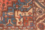 Image of Details of Antique Persian Medallion Heriz Rug #70020 from the collection of Nazmiyal Antique Rugs NYC