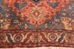Image of Border Antique Persian Medallion Heriz Rug #70020 from the collection of Nazmiyal Antique Rugs NYC