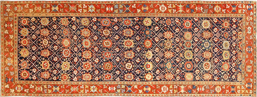 Picture of an Antique Crab Design Northwest Persian Rug #49616 from Nazmiyal Antique Rugs in NYC