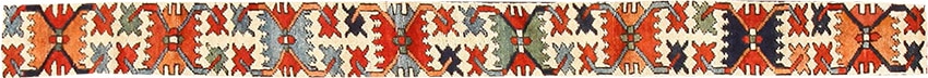 Image of a Crab Design Rug Border from Nazmiyal Antique Rugs in NYC