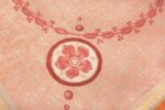 Image of Floral Detail of Floral Square Antique French Aubusson Carpet #70011