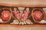 Image of Floral Details of Floral Square Antique French Aubusson Carpet #70011