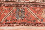 Image of Edge of Large Antique Ivory Persian Sultanabad Carpet #70014 from the collection of Nazmiyal Antique Rugs NYC