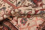 Image of Delicate Pile of Large Antique Ivory Persian Sultanabad Carpet #70014 from the collection of Nazmiyal Antique Rugs NYC