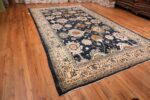 Large Blue Antique Persian Malayer Rug #70010