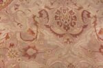 Picture of Center Details of Large Soft Mauve Antique Indian Agra Carpet #70041